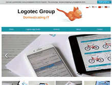 Tablet Screenshot of logotec.pl
